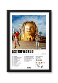 Cadre Travis Scott Astroworld – fond blanc