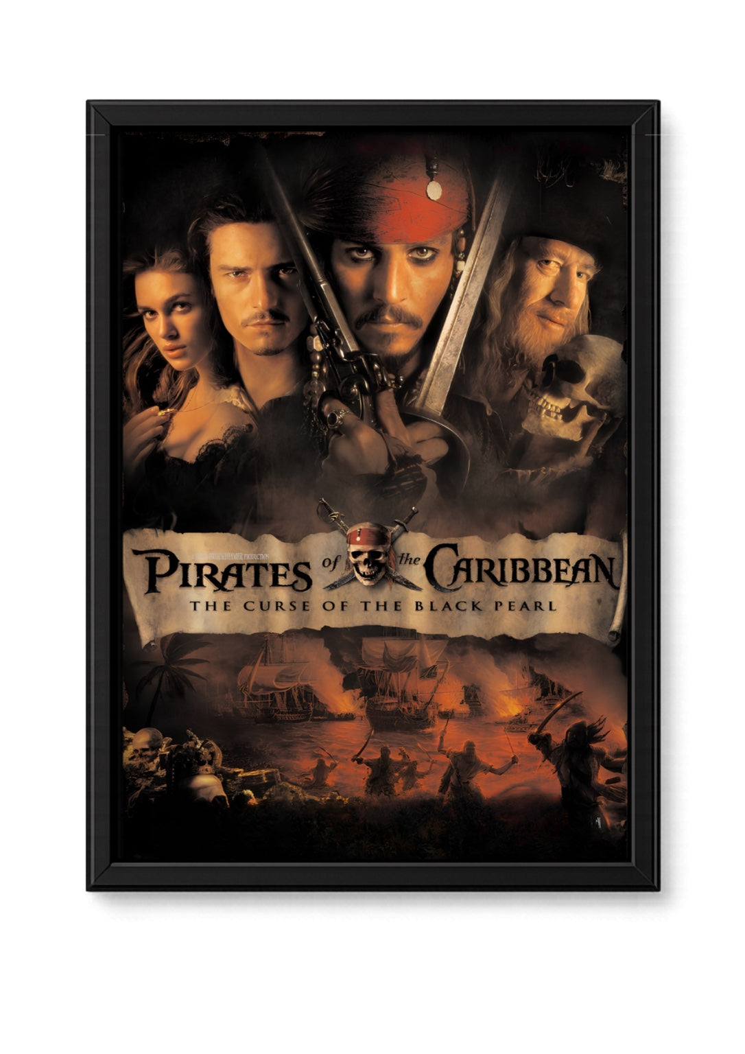 Cadre Pirates des Caraïbes — La Malédiction du Black Pearl