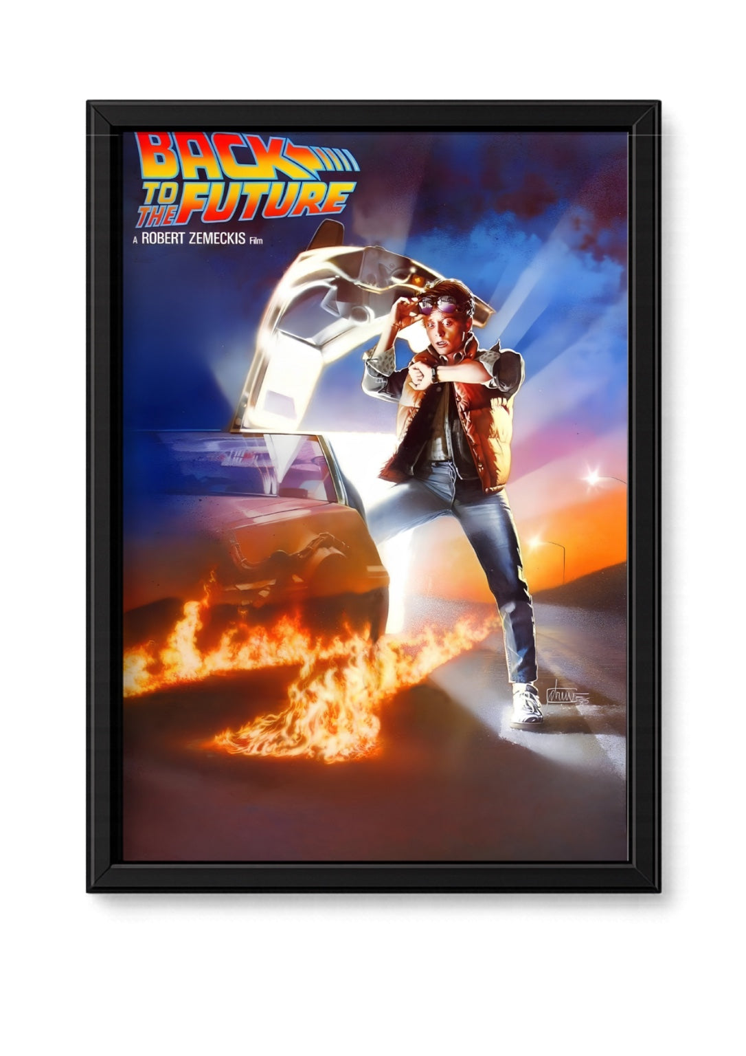 Cadre Retour vers le futur
