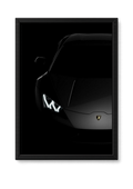 Cadre Lamborghini noir