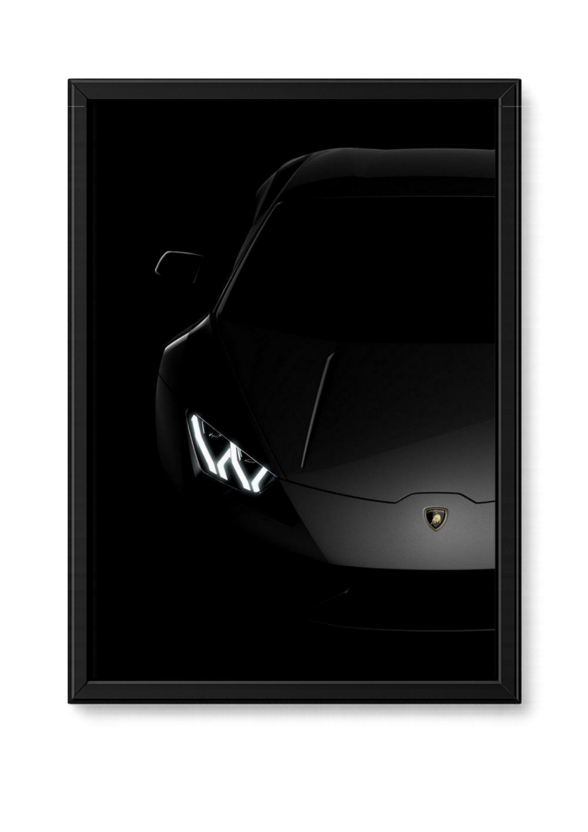 Cadre Lamborghini noir