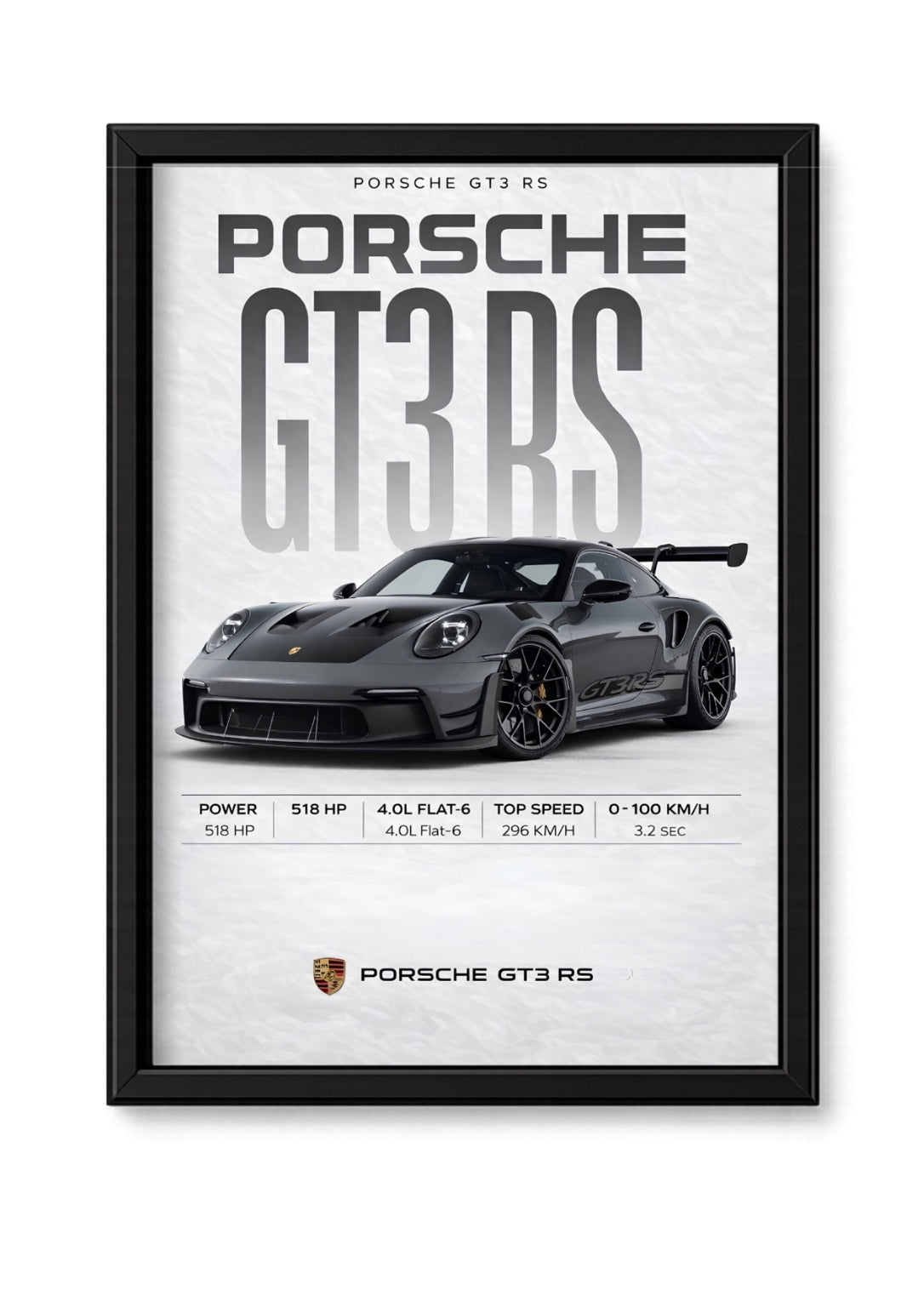 Cadre Porsche 911 GT3 RS