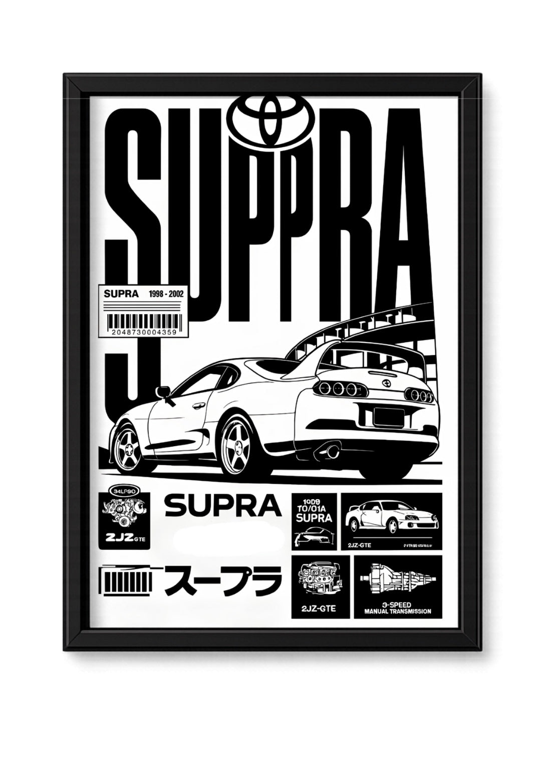 Cadre Toyota Supra