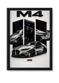 Cadre BMW M4 gris