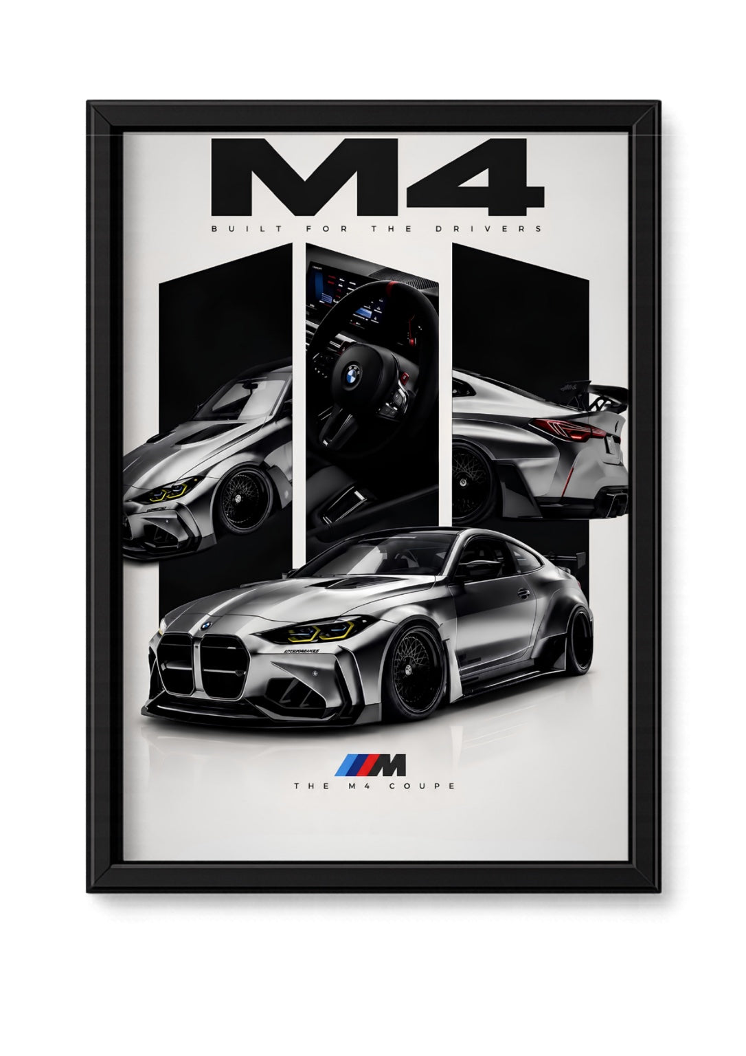 Cadre BMW M4 gris