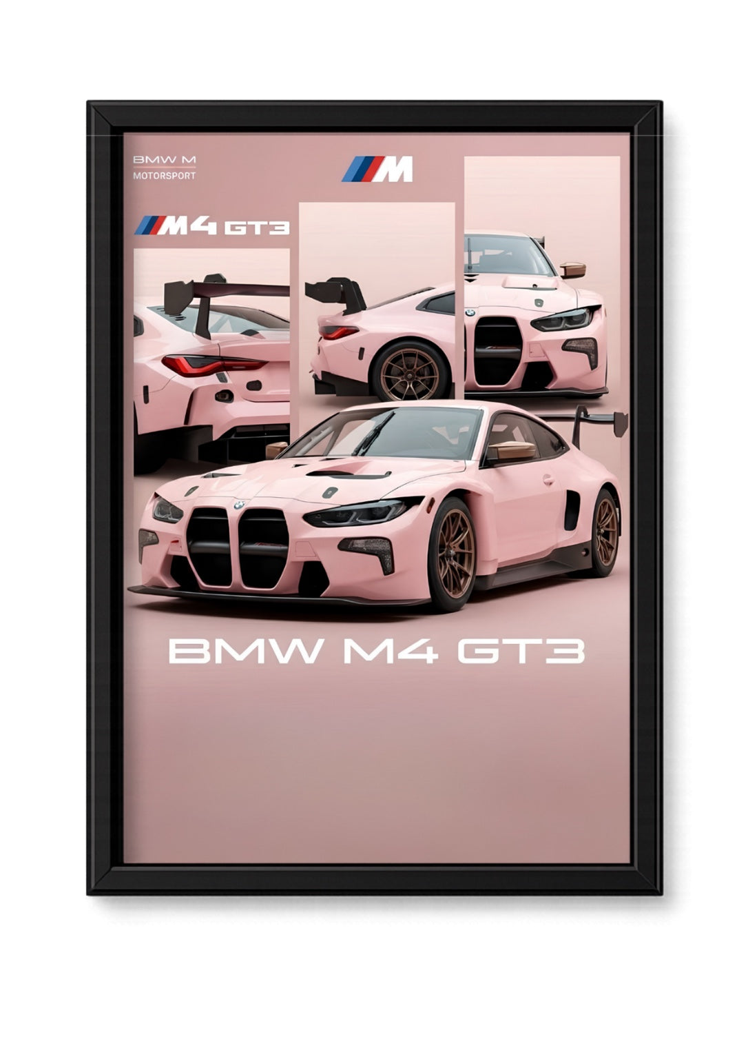 Cadre BMW M4 GT3 rose
