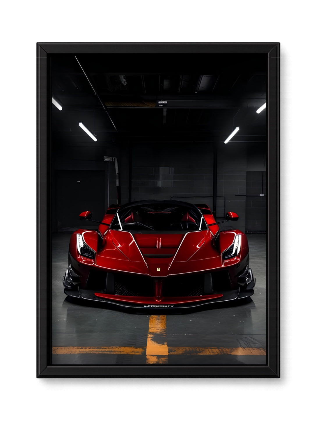 Cadre Ferrari rouge