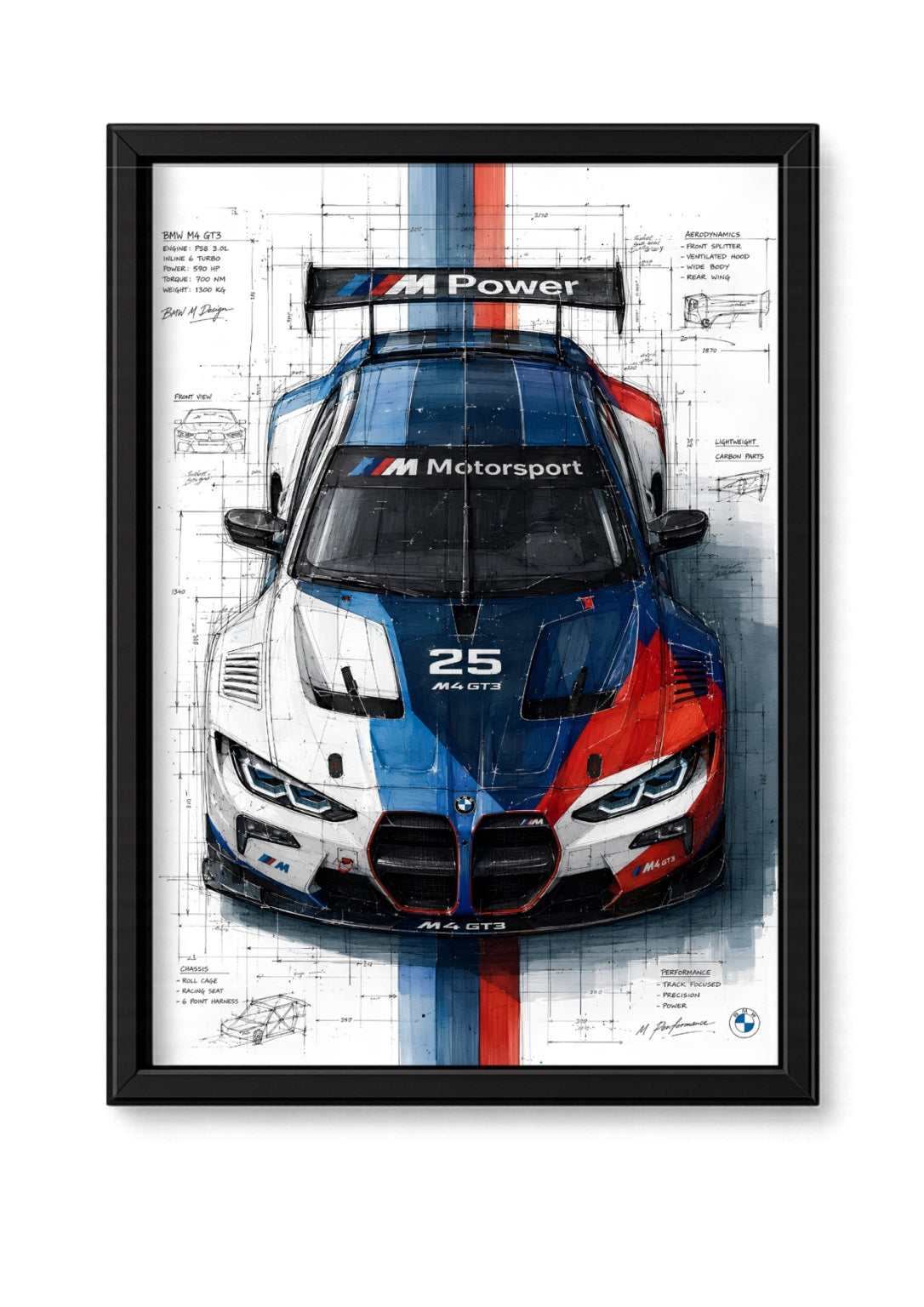 Cadre BMW M4 GT3