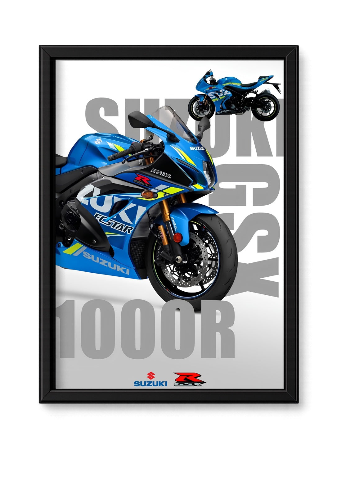 Cadre Suzuki GSX-R 1000R bleu