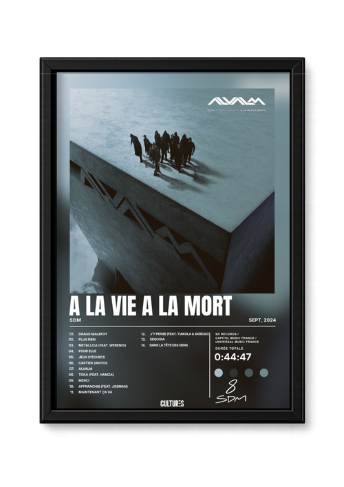 Cadre SDM À la vie à la mort – fond image
