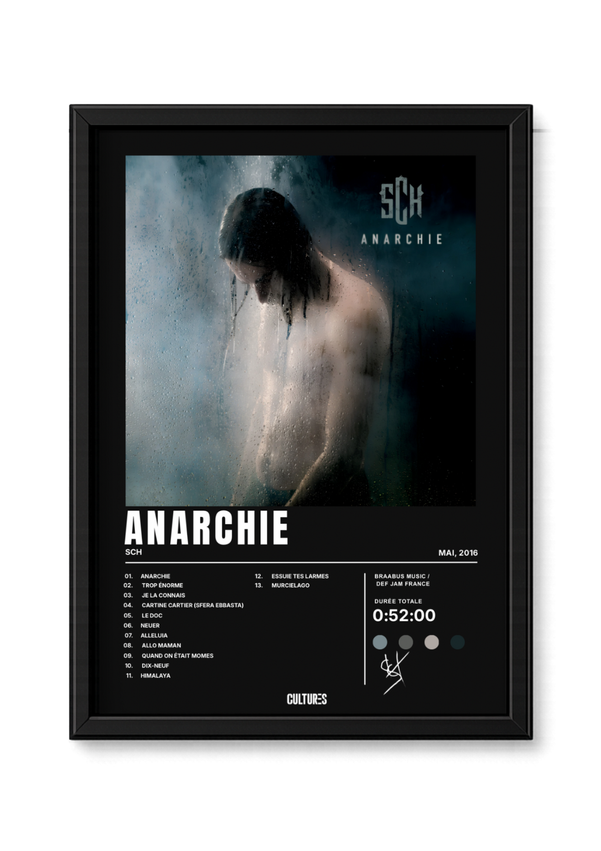 Cadre SCH Anarchie – fond noir