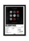 Cadre Twenty One Pilots Blurryface – fond blanc