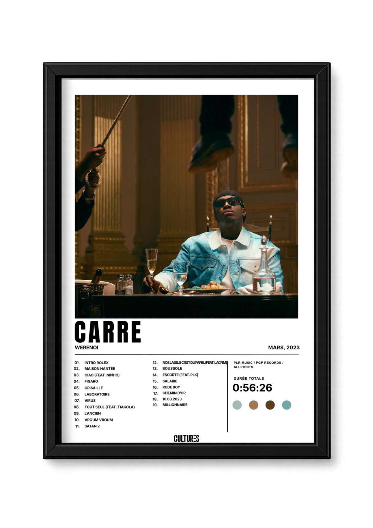 Cadre Werenoi Carré – fond blanc