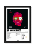 Cadre PNL Le Monde Chico – fond blanc