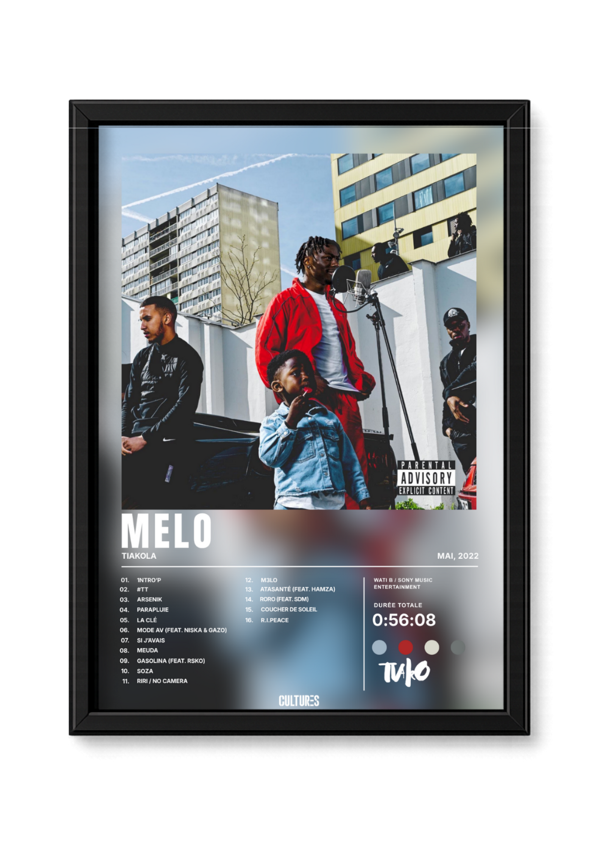 Cadre Tiakola Mélo – fond image