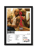 Cadre Zola Survie – fond blanc