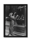 Cadre Cartier léopard noir et blanc