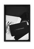 Cadre Burberry noir et blanc