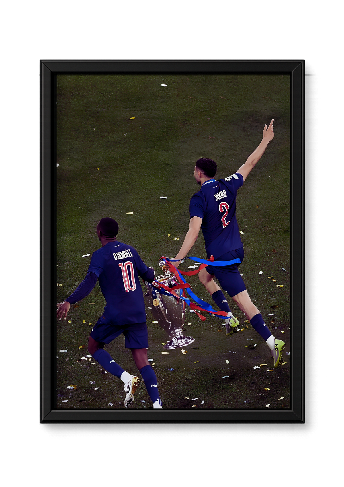 Cadre PSG — Dembélé et Hakimi