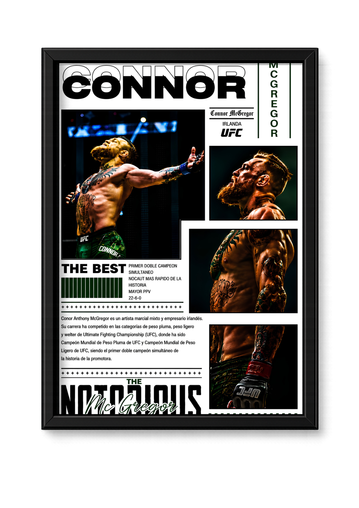 Cadre Conor McGregor UFC