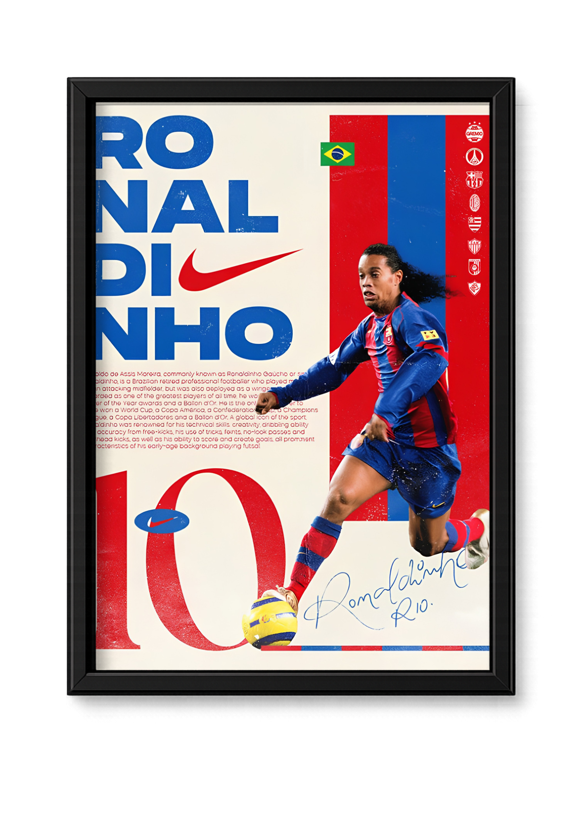 Cadre Ronaldinho FC Barcelone