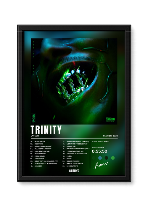 Cadre Laylow Trinity – fond coloré