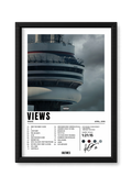 Cadre Drake Views – fond blanc