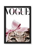 Cadre Vogue — Léopard rose